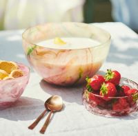 Billede af Kodanska Havana Banana Bowl Medium Ø: 20 cm - Banana Pink OUTLET