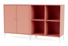 Billede af Montana Selection Pair Skænk med ben 139,2x69,6x38 cm - 151 Rhubarb / Snow