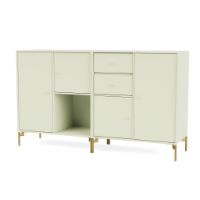 Billede af Montana Selection Couple Skænk med ben 139,2x69,6x38 cm - 140 Pomelo / Brass