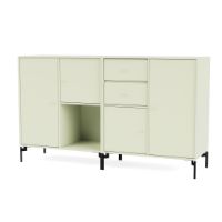 Billede af Montana Selection Couple Skænk med ben 139,2x69,6x38 cm - 140 Pomelo / Black