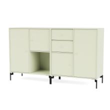 Billede af Montana Selection Couple Skænk med ben 139,2x69,6x38 cm - 140 Pomelo / Black