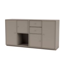Billede af Montana Selection Couple Skænk med sokkel 3 cm 139,2x69,6x38 cm - 141 Truffle