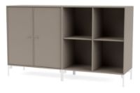 Billede af Montana Selection Pair Skænk med ben 139,2x69,6x38 cm - 141 Truffle / Snow