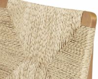 Billede af GUBI Gascoin Outdoor F-Chair Lounge SH: 37 cm - Teak/Flet 