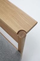 Billede af Innovation Living Malloy Wood Sofa Bed B: 230 cm - Lakeret Eg/533 Bouclé Ash Grey