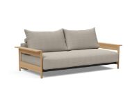 Billede af Innovation Living Malloy Wood Sofa Bed B: 230 cm - Lakeret Eg/579 Kenya Gravel