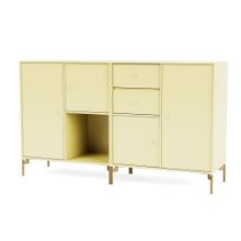 Billede af Montana Selection Couple Skænk med ben 139,2x69,6x38 cm - 159 Camomile / Brass