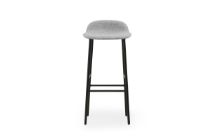 Billede af Normann Copenhagen Form Barstol SH: 75cm - Partner Grey/Stål