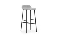 Billede af Normann Copenhagen Form Barstol SH: 75cm - Partner Grey/Stål
