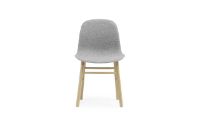Billede af Normann Copenhagen Form Stol SH: 44cm - Partner Grey/Eg