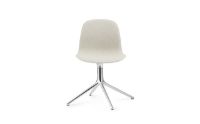 Billede af Normann Copenhagen Form Drejestol SH: 44cm - Upminster Sand/Aluminium