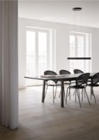 Billede af Fredericia Furniture 3398 Trinidad Stol SH: 45,5 cm - Sort Ask/Krom