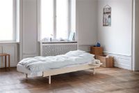 Billede af Moebe Adjustable Bed Frame w. 2x Side Tables 179x90/180 cm - Sand