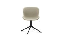 Billede af Normann Copenhagen Hyg Drejestol Fuldpolstret SH: 46 cm - Upminster/Sort Aluminium