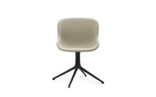 Billede af Normann Copenhagen Hyg Drejestol Fuldpolstret SH: 46 cm - Upminster/Sort Aluminium