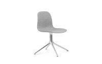 Billede af Normann Copenhagen Form Drejestol SH: 44cm - Partner Grey/Aluminium