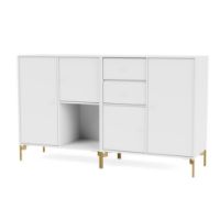 Billede af Montana Selection Couple Skænk med ben 139,2x69,6x38 cm - 38 Snow / Brass