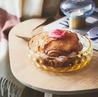 Billede af Kodanska Danish Summer Bowl Large Ø: 24 cm - Yellow  OUTLET