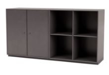 Billede af Montana Selection Pair Skænk med sokkel 3 cm 139,2x69,6x38 cm - 35 Coffee