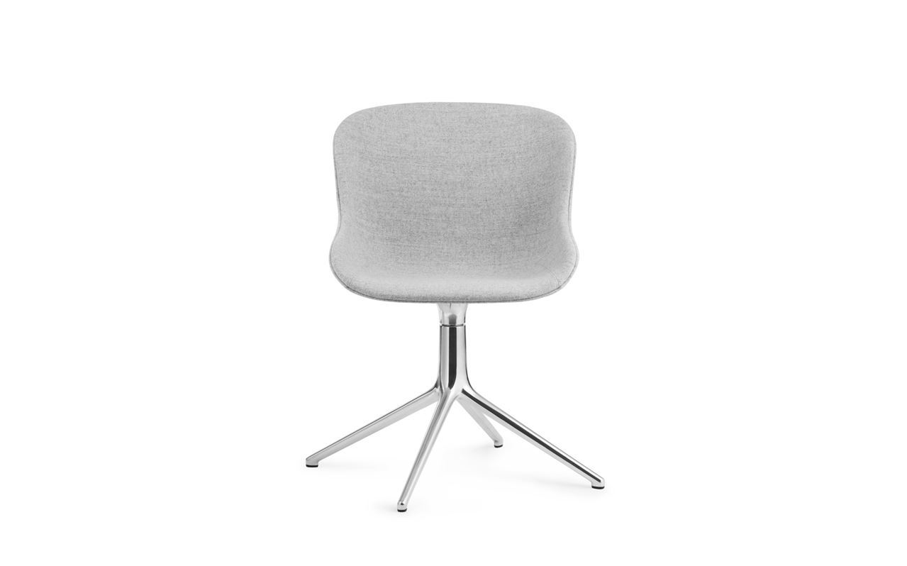 Billede af Normann Copenhagen Hyg Drejestol Fuldpolstret SH: 46 cm - Partner/Aluminium