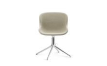 Billede af Normann Copenhagen Hyg Drejestol Fuldpolstret SH: 46 cm - Upminster/Aluminium