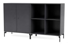 Billede af Montana Selection Pair Skænk med ben 139,2x69,6x38 cm - 36 Coal / Black