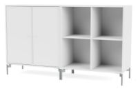 Billede af Montana Selection Pair Skænk med ben 139,2x69,6x38 cm - 38 Snow / Chrome