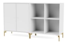 Billede af Montana Selection Pair Skænk med ben 139,2x69,6x38 cm - 38 Snow / Brass