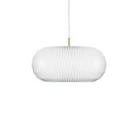 Billede af Le Klint Model 195 DONUT Pendel Small Ø: 47 cm - Hvid / Messing