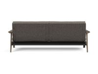 Billede af Innovation Living Splitback Frej Sofa Bed B: 232 cm - Smoked Oak/216 Flashtex Dark Grey