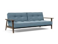 Billede af Innovation Living Splitback Frej Sofa Bed B: 232 cm - Smoked Oak/525 Mixed Dance Light Blue 