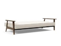 Billede af Innovation Living Splitback Frej Sofa Bed B: 232 cm - Smoked Oak/531 Bouclé Off White 
