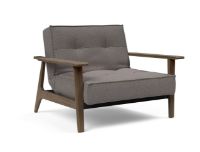 Billede af Innovation Living Splitback Frej Chair B: 112 cm - Smoked Oak/521 Mixed Dance Grey