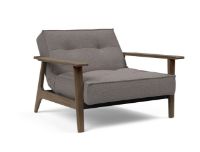 Billede af Innovation Living Splitback Frej Chair B: 112 cm - Smoked Oak/521 Mixed Dance Grey