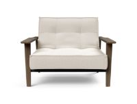 Billede af Innovation Living Splitback Frej Chair B: 112 cm - Smoked Oak/531 Bouclé Off White