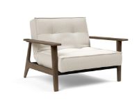 Billede af Innovation Living Splitback Frej Chair B: 112 cm - Smoked Oak/531 Bouclé Off White