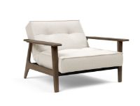 Billede af Innovation Living Splitback Frej Chair B: 112 cm - Smoked Oak/531 Bouclé Off White
