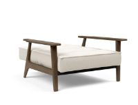 Billede af Innovation Living Splitback Frej Chair B: 112 cm - Smoked Oak/531 Bouclé Off White