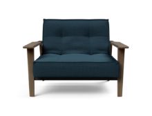 Billede af Innovation Living Splitback Frej Chair B: 112 cm - Smoked Oak/580 Argus Navy Blue