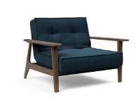Billede af Innovation Living Splitback Frej Chair B: 112 cm - Smoked Oak/580 Argus Navy Blue