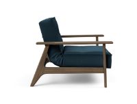 Billede af Innovation Living Splitback Frej Chair B: 112 cm - Smoked Oak/580 Argus Navy Blue