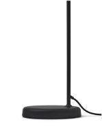 Billede af New Works Material Floor Lamp H: 125 cm - Black marble/Black Base