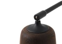 Billede af New Works Material Floor Lamp H: 125 cm - Black marble/Black Base