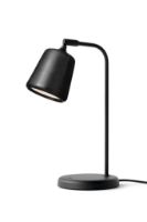 Billede af New Works Material Table Lamp H: 45 cm - Black Marble/Black base