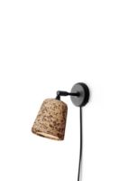 Billede af New Works Material Wall Lamp - Mixed Cork/Black base 