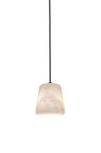 Billede af New Works Material Pendant Ø: 13 cm - White Marble/Black
