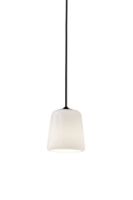 Billede af New Works Material Pendant Ø: 13 cm - White Opal/Black