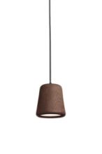 Billede af New Works Material Pendant Ø: 13 cm - Smoked Oak/Black