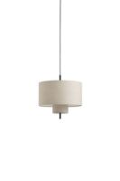 Billede af New Works Margin Pendant Lamp Ø: 50 cm - Beige/Black 