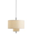 Billede af New Works Margin Pendant Lamp Ø: 70 cm - Beige/Black